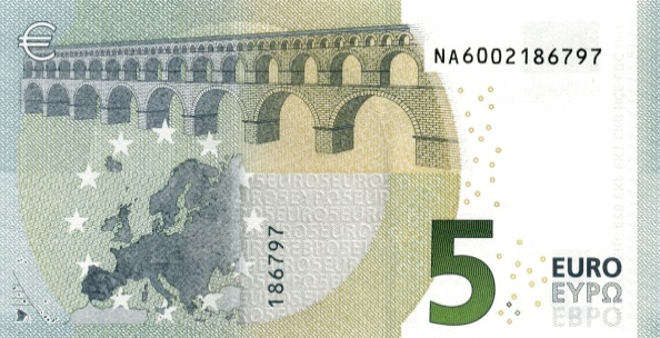 P20NA European Union 5 Euro Year 2013 (Draghi)